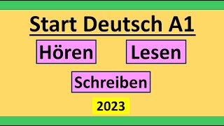 Start Deutsch A1 Hören, Lesen Und Schreiben Modelltest Mit Lösung Am Ende Vid - 179
