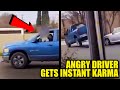 WATCH: Driver Flips Off Black Woman from Pickup Truck, Gets Instant Karma