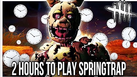 Springtrap Queue Times Be Like | Dead by Daylight #shorts
