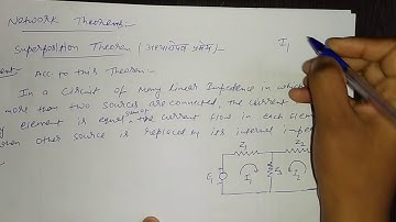 Superposition Theorem Part-1 for B.sc 2nd year by Sapna Agarwal