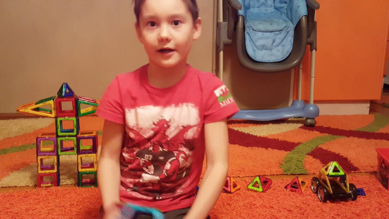 Конструктор магнитный магформерс - YouTube