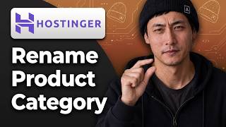 How to Rename a Product Category in Hostinger Website Builder [2026 Easy Tutorial] Update