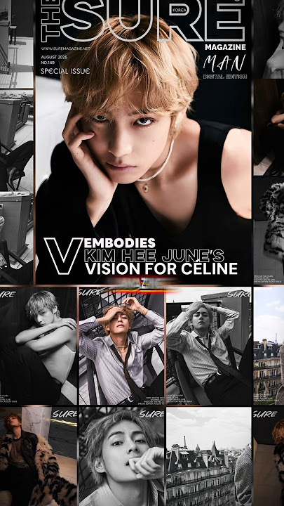 Taehyung STUNS in New CELINE Photoshoot! 😍 BTS V is the Ultimate Visual King!