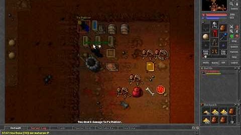 tibia killing botters (amazing loot)