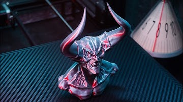 The Darkness Perfect 3D Print Timelapse [ Lord of Darkness @ Legend 1985 ] Support free remix stl