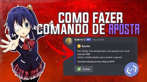 Como criar comando de aposta - Bot Designer for Discord