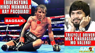 BAGSAK SI VALERO! HINDI MANANALO KAY MANNY PACQUIAO | EDWIN VALERO VS  VICENTE MOSQUERA