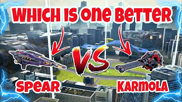 [WR]🔥New Weapon Spear VS Karmola Weapon Comparison |War Robots|