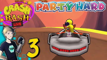 Crash Bash Live REMAKE - Part 3: Motorworld Festival Part 1: CHICKEN! (Party Hard - Ep 174)