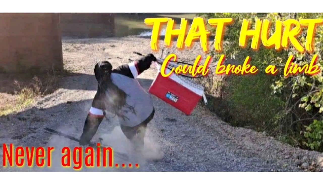 Catfish Charlie took a hard fall...Wow YouTube