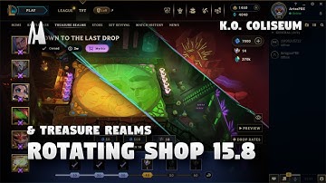 ROTATING SHOP & TREASURE REALMS | TFT 15.8
