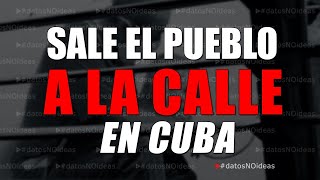 SALE EL PUEBLO CUBANO A LA CALLE!!!  PATRIA Y VIDA