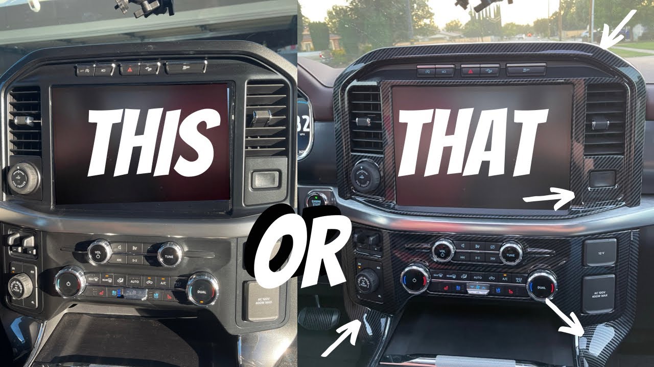 How to upgrade the Interior of a 2022 Ford F-150 with Carbon fiber ￼