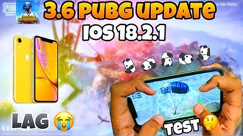 iPhone Xr🔥Pubg Mobile 3.6 Update Gameplay 😍 / iPhone Xr Bgmi 3.6 Update Test / iPhone Xr Pubg Test