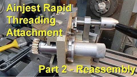 Ainjest Rapid Threading Attachment Part 2: Reassembly