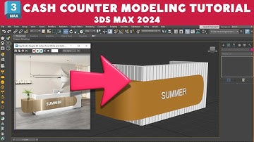 Cash Counter Modeling in 3ds Max | Step-by-Step Tutorial for Beginners