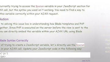 How to Access a Value Passed from Controller in Laravel for an AJAX Call