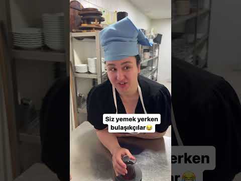 Siz yiyin biz yıkıyoruz. Afiyet olsun kuzum😂