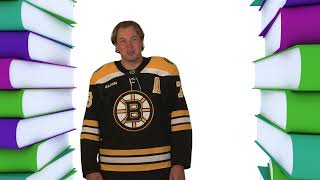 Lindholm Teaches Swedish Phrase to Bruins Teammates