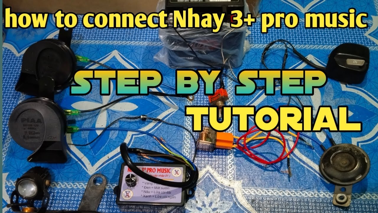 how to connect Nhay 3+pro music Step by step tutorial. (Basic tips ...