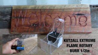 THE ONLY DREMEL BIT YOU NEED! KUTZALL EXTREME FLAME ROTARY BURR 1/2 Inch