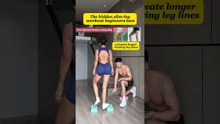 No Running, No Jumping—200 Reps a Day to Slim Legs &amp; Waist! #exercise #sports  #abs