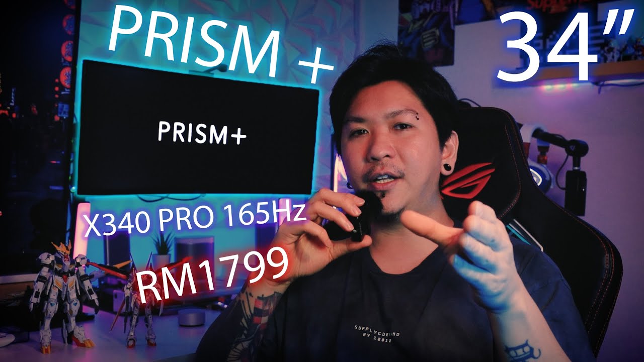 PRISM+ X340 PRO - Ultrawide 100Hz Gaming Monitor