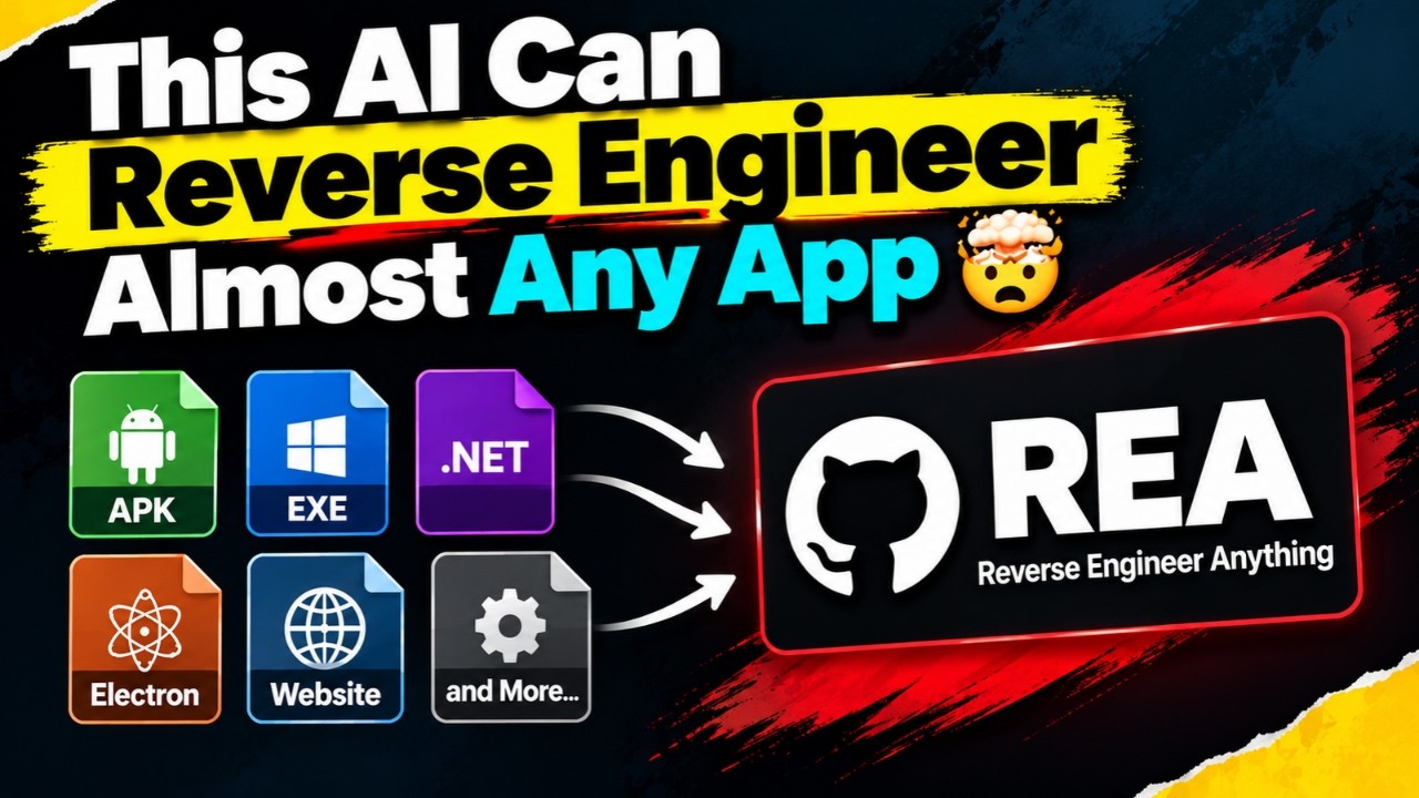 This AI Can Reverse Engineer Almost Any App 🤯 | REA GitHub Tutorial ...