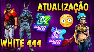 NOVA SKIN DE RANK, COELHÃO 2.0 WHITE444, PRÓXIMOS PASSES, NOVIDADES DA NOVA ATUALIZAÇÃO FREE FIRE