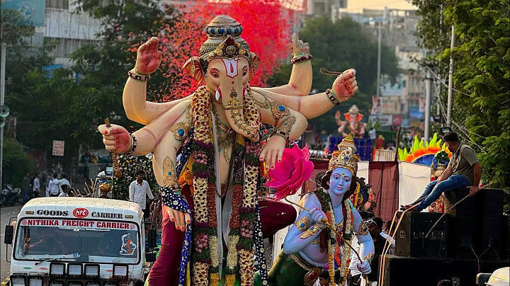 Ganesh Shobha Yatra 2024 | Ganesh Nimajjanam Procession | Ganesh Shobha Yatra in Hyderabad