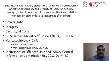 mod09lec49 - Exempted Information - III