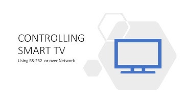 Controlling TV using RS-232 or over network