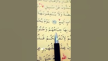 سورة التوبة الأية 35 القارئ سعد الغامدي