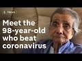 'Stay positive' says 98-year-old who beat coronavirus