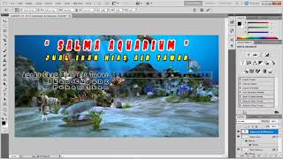 Cara Desain Banner Toko Aquarium dengan Photoshop Cara Desain Banner Toko Aquarium dengan Photoshop