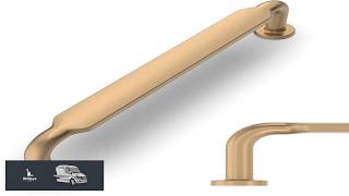 Amerdeco 10 Pack Champagne Bronze Cabinet Pulls 5 Inch(128mm) Hole Centers Kitchen