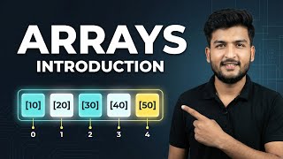 Information Introduction to Arrays in Programming | Traversing, Printing & Basic Operations  #1| #dsa #coding Guide