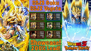 55% LR SSJ3 Goku & SSJ2 Vegeta Showcase!