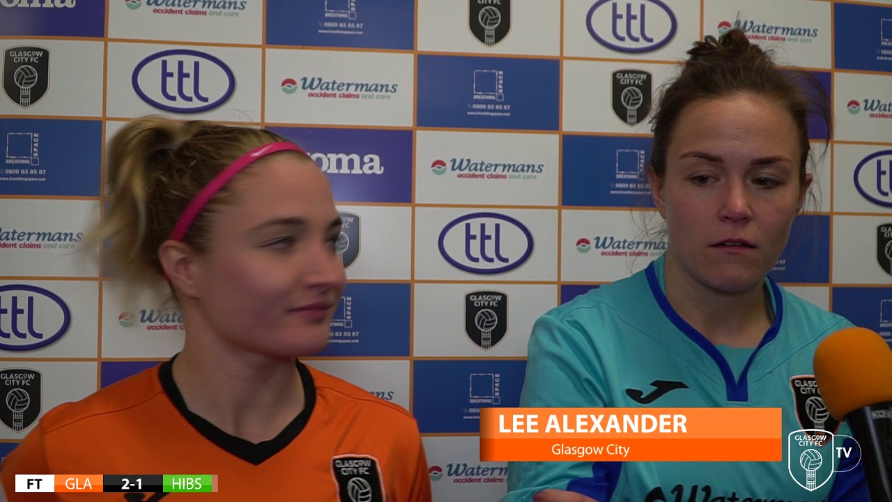 REACTION | Lara Ivanusa and Lee Alexander (GLA 2-1 HIBS)  21/10/18