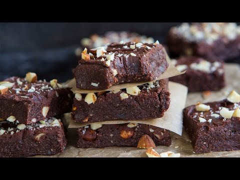 Healthy No-Bake BROWNIES (Vegan, Gluten Free) – Hot Chocolate Hits