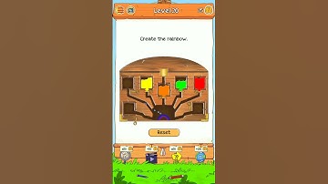 Braindom 2 Level 20 || create the rainbow.