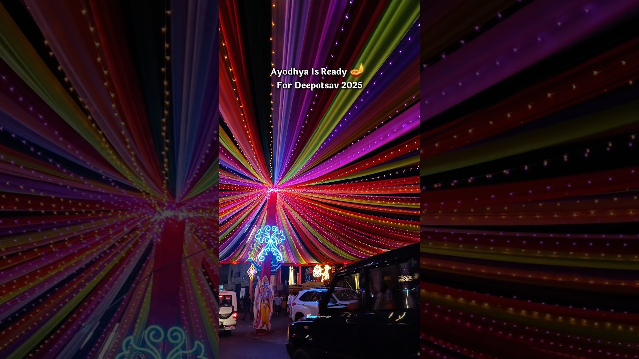 Ayodhya Decoration For Deepotsav 2024 🪔 