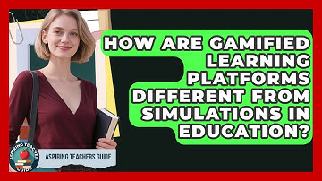 How Are Gamified Learning Platforms Different From Simulations In Education?