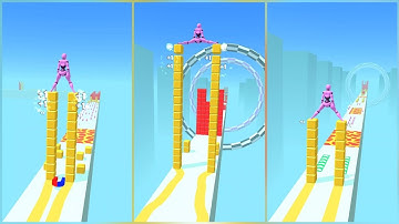 Cube Surfer 3D - Level 87 to 91 Solution || Android Gameplay Walkthrough With Music