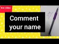 👉“Comment your name ✍️ | Live handwriting (5 min)”✨By Ravi💯