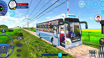 Bus Simulator Vietnam Hyundai #1 Hyundai Bus Village Road Driving - Bus Games 2021