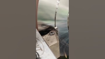 Cazeneuve HB725 facing a part and making nice surface #machinist #asmr #machine #machineshop #chips