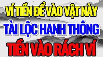 VÍ TIỀN ĐỂ VÀO VẬT NÀY, TÀI LỘC HANH THÔNG, TIỀN KÉO VÀO RÁCH VÍ - Lời Phật Dạy #loiphatday