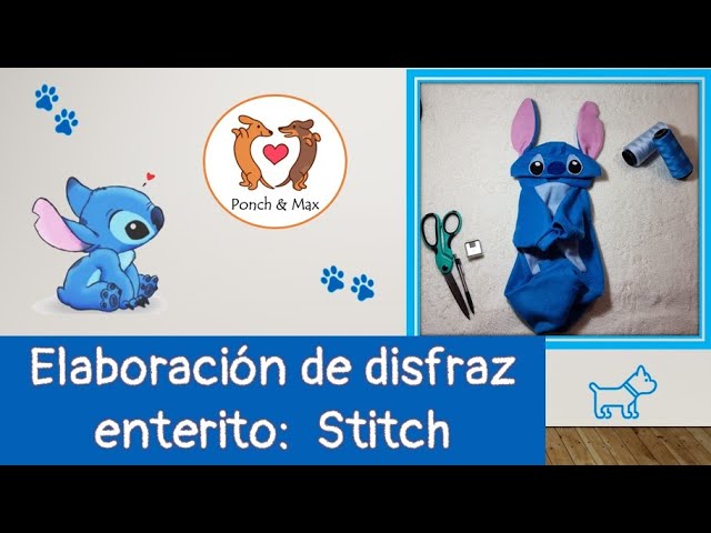 DIY Elaboración de disfraz STITCH 📌 🥰 Ropa para perros perrijos ❤❤❤ Invierno mascotas - YouTube