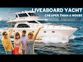 Luxury yacht living is cheaper than waterfront property full tour  costs